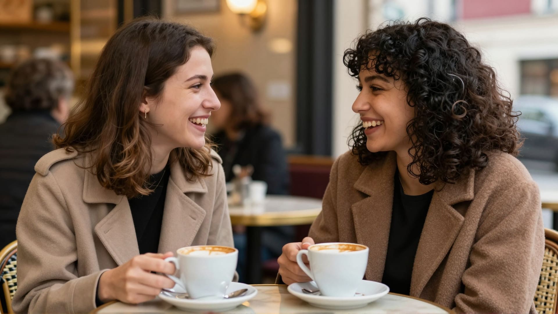 Hands holding wine glasses representing diverse connection